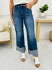 Judy Blue Just Roll With It Wide Leg Jeans