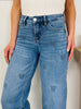Butterfly Bliss Tummy Control Wide Leg Jeans