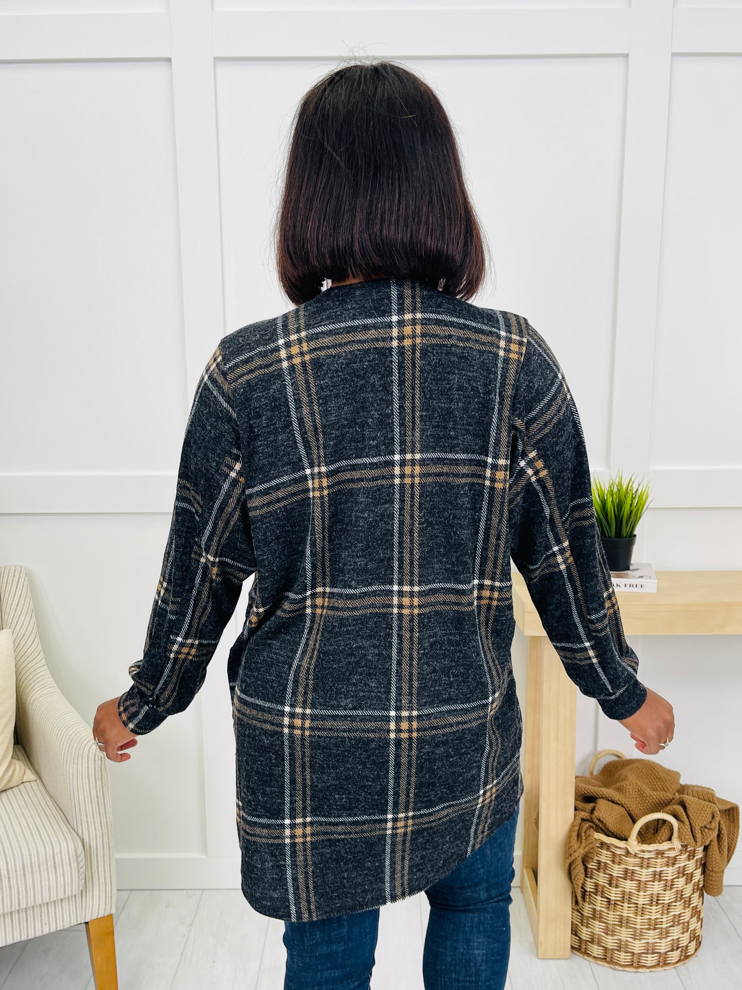 Echo In Contrast Cardigan