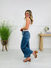 Stretch Your Limits Tummy Control Cropped Wide Leg Jeans