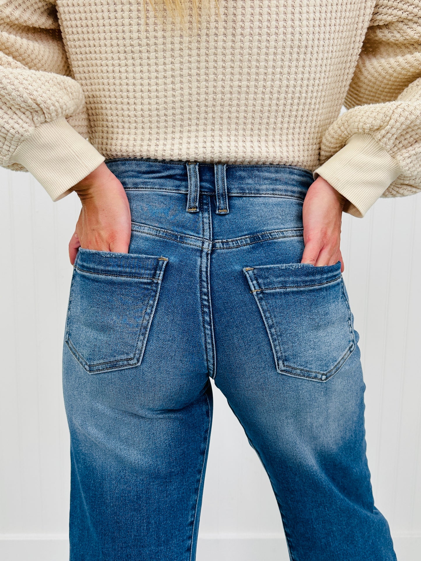 Be Basic Barrel Jeans with Tummy Control