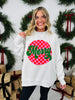 Merry Mood Mock Neck Graphic Sweatshirt