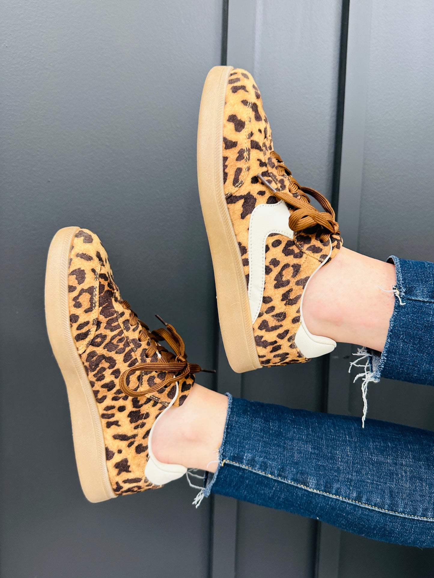 The Classic Step Shoes In Leopard