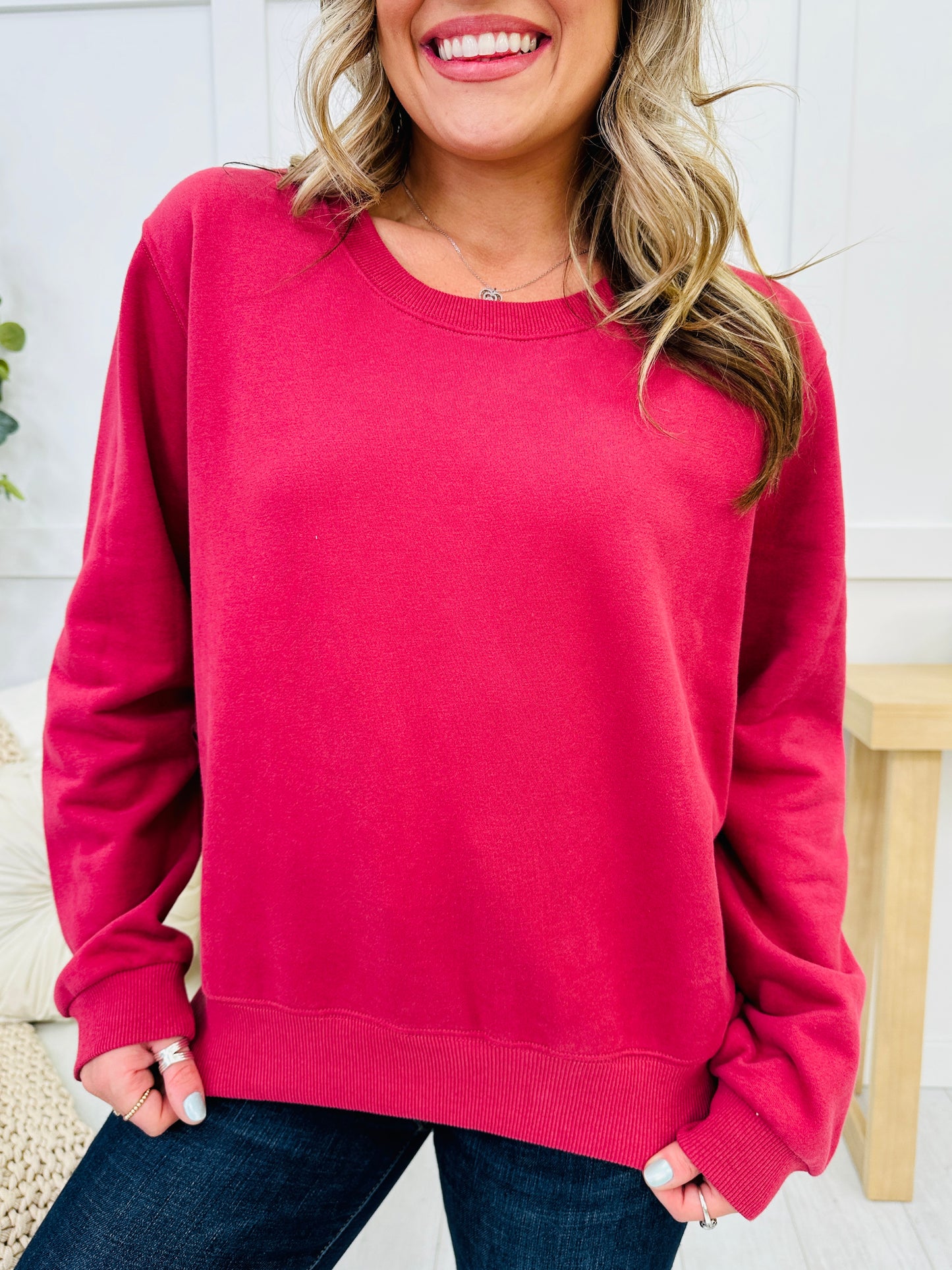 REG/CURVY MOCO Exclusive Basic Babe Pullover- Multiple Colors!