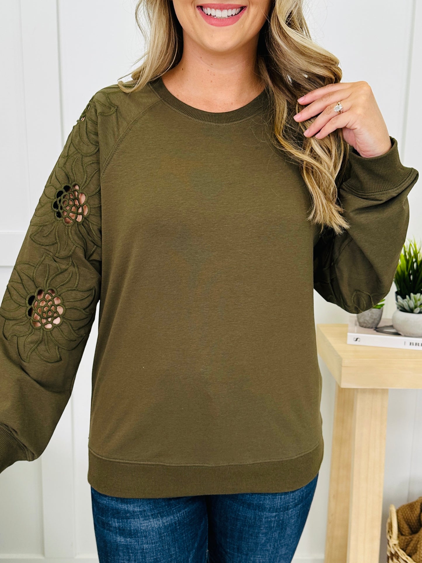 Floral Crossing Top- Multiple Colors!