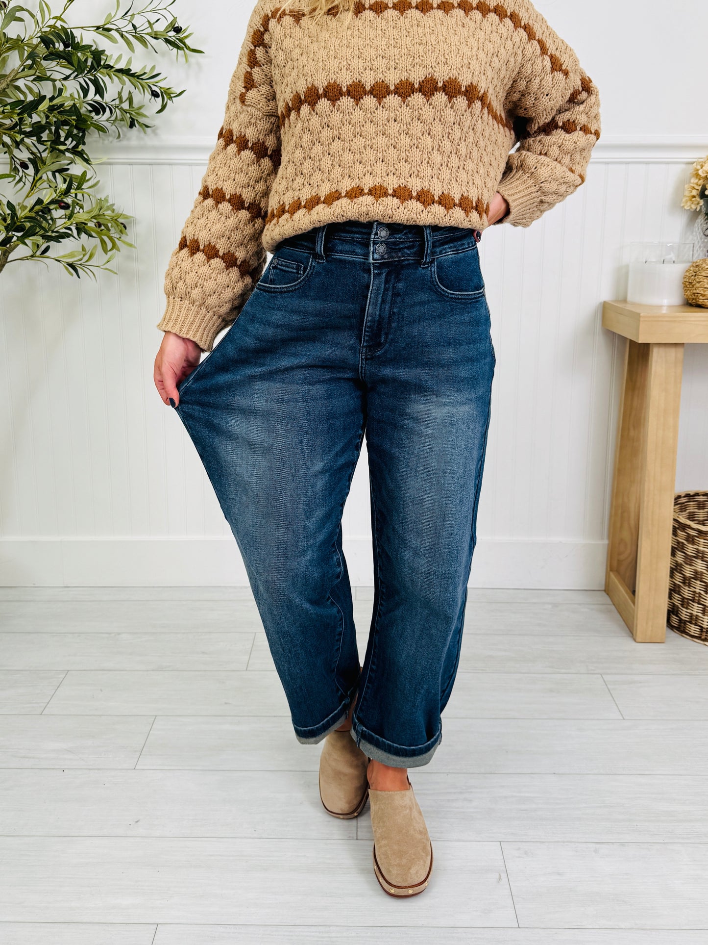 Judy Blue Twice As Nice Barrel Jeans