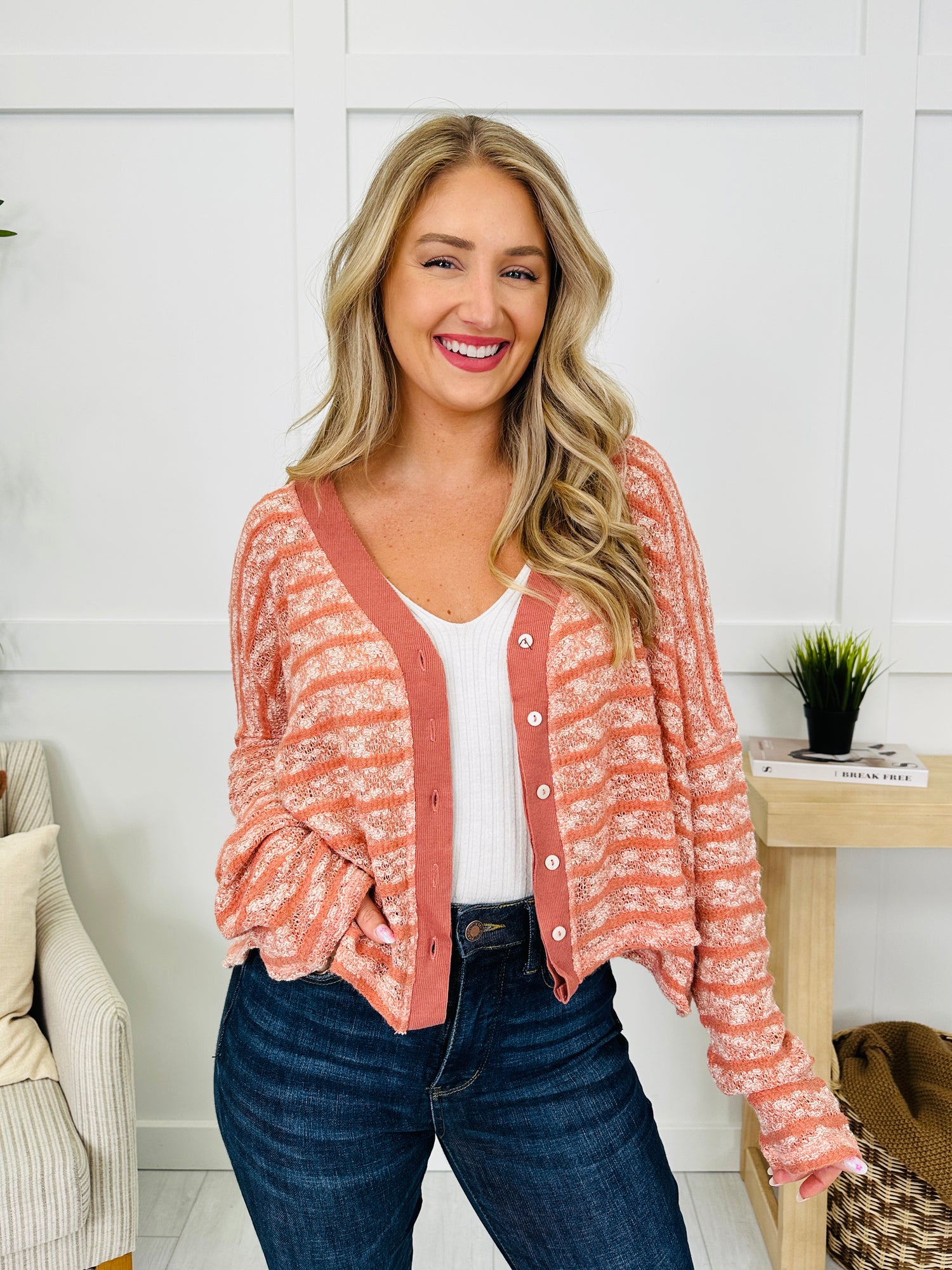 Chasing The Calm Cardigan in Rose – MOCO Boutique