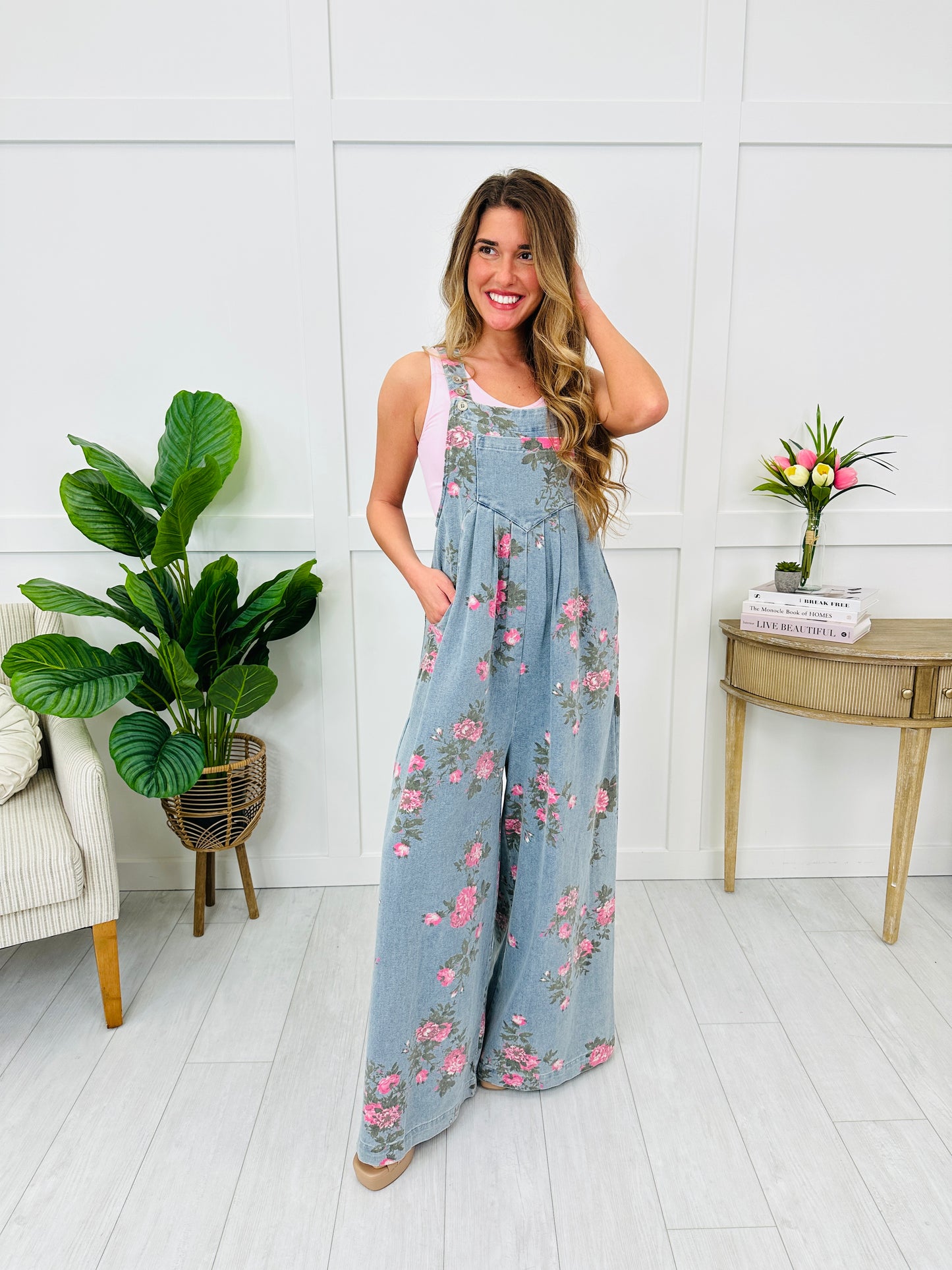 Floral Forever Overalls