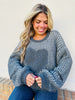 Heart To Heart Sweater In Charcoal