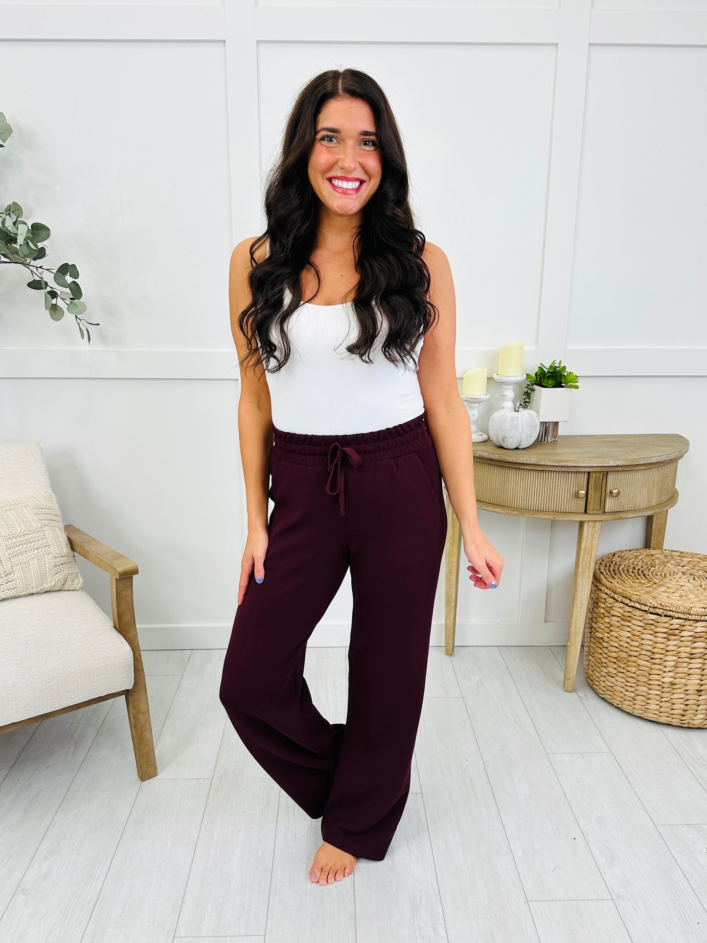 Coffee Run Wide Leg Pants In Multiple Colors