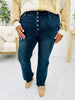 Judy Blue Stay Fly Button Fly Straight Leg Jeans