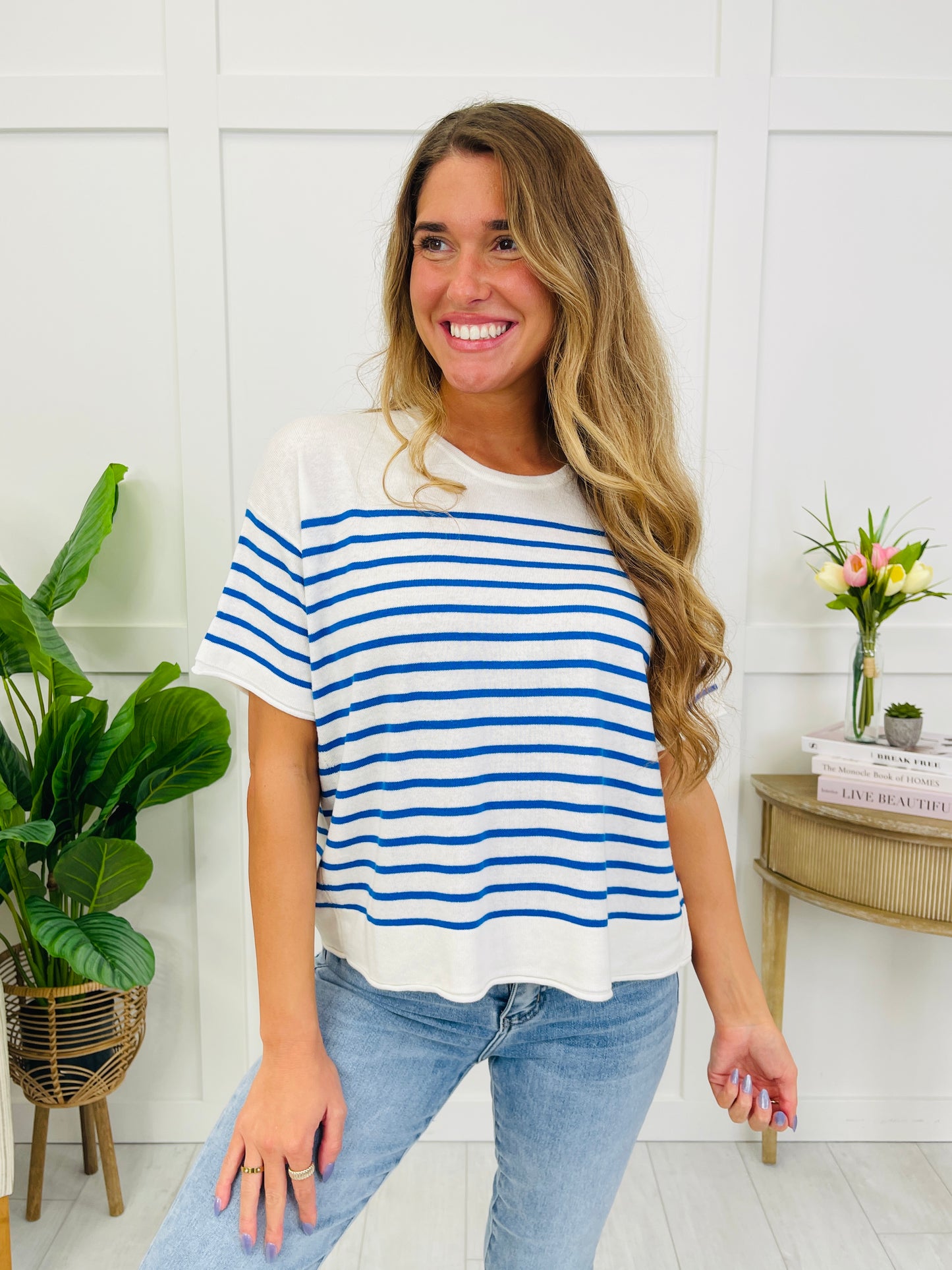 Harbor Days Top In Blue
