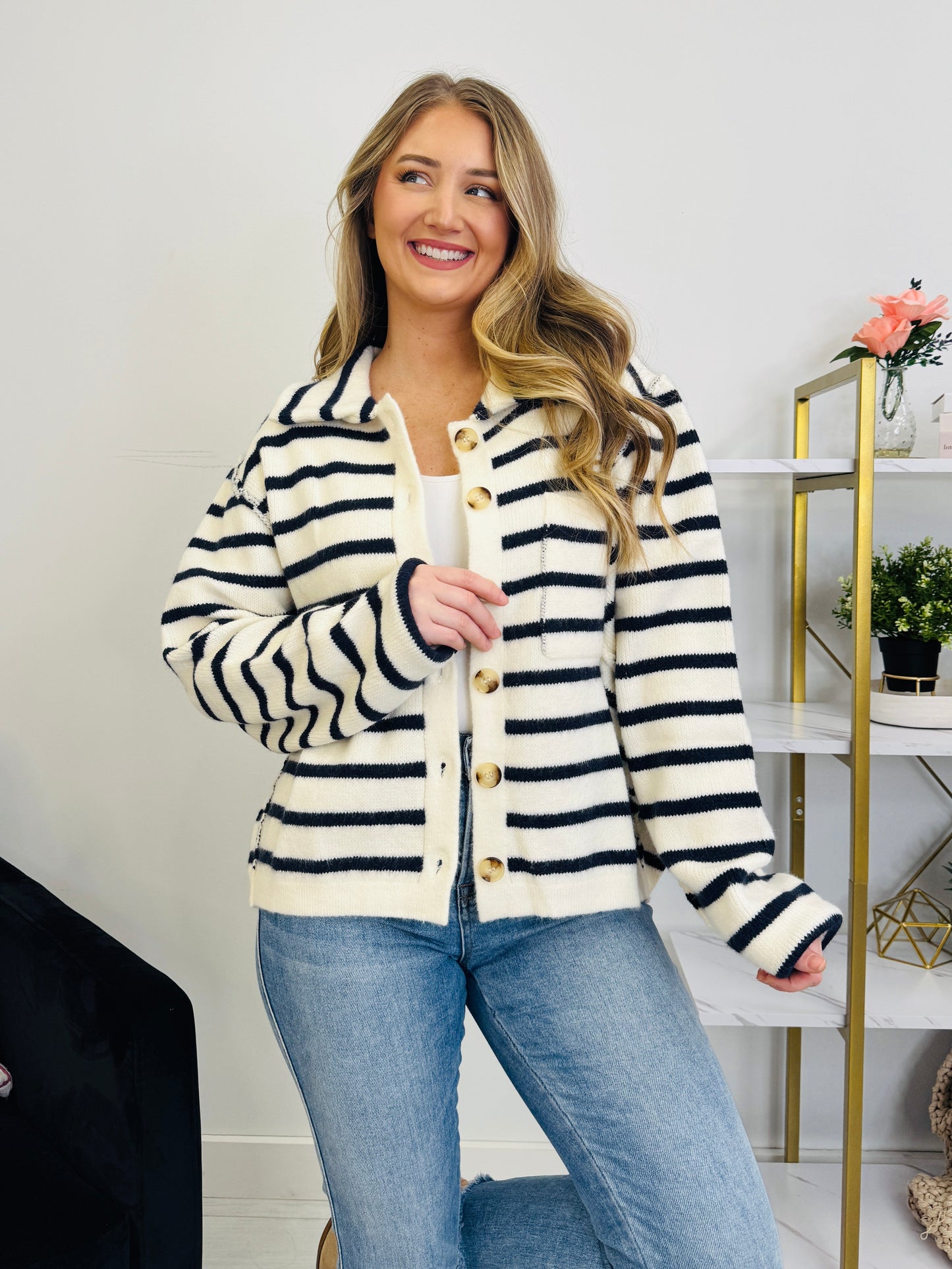 Stripes After Dark Sweater