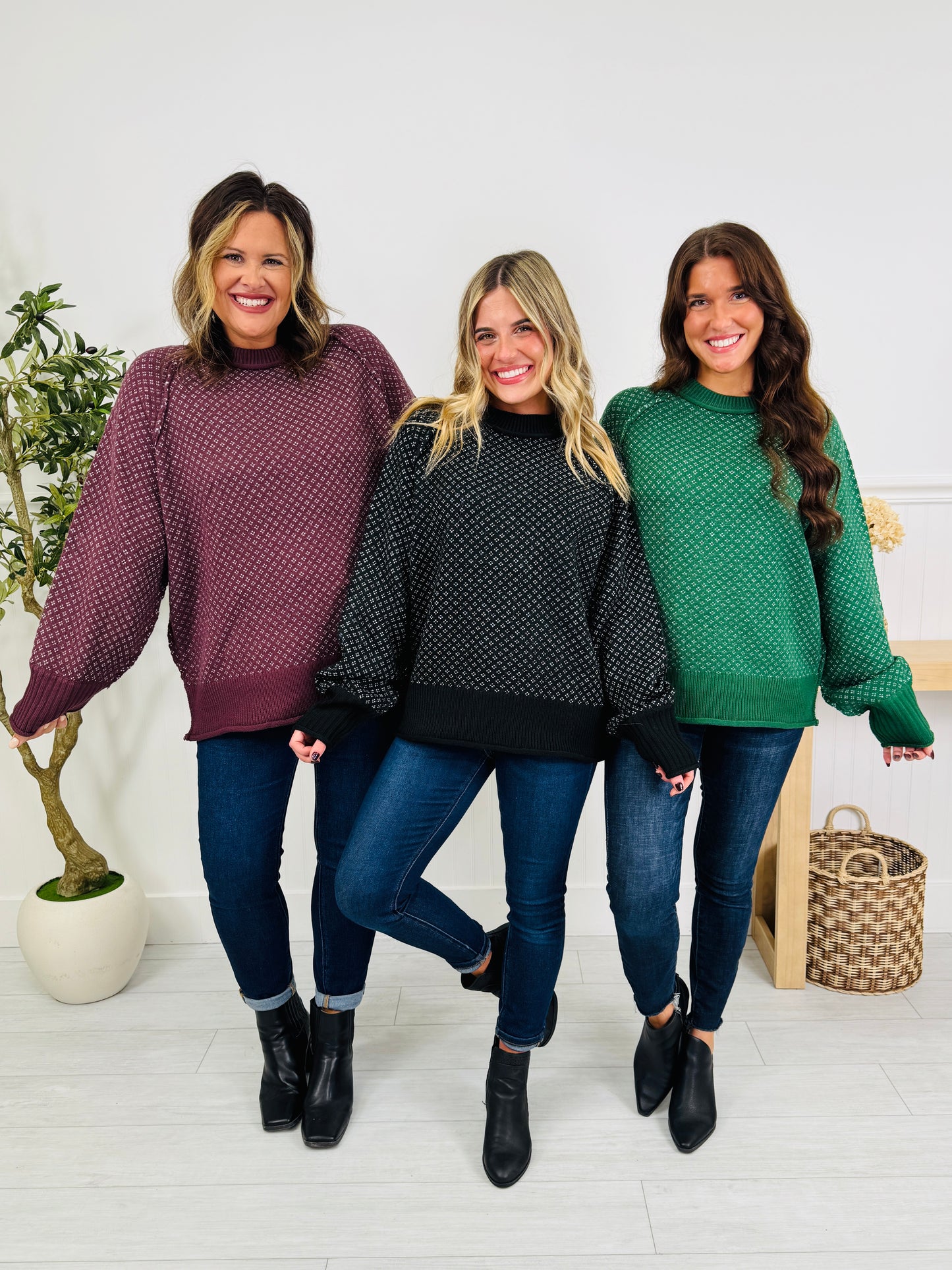 A Touch Of Texture Sweater In Multiple Colors