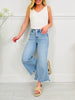 Made To Flatter Tummy Control Wide Leg Cropped Jeans