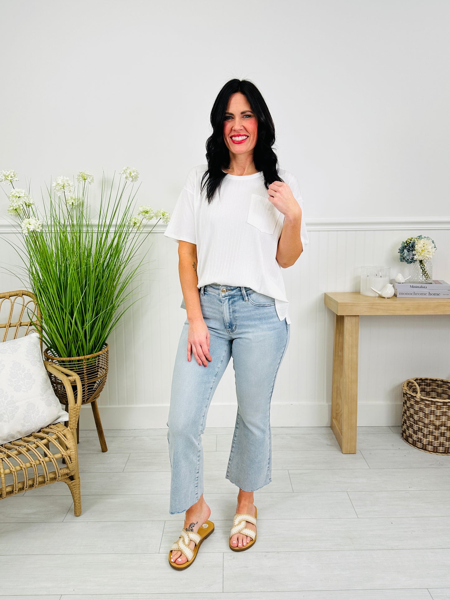 Judy Blue Spring Shift Kick Flares