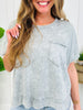 Faded Flirt Top In Multiple Colors