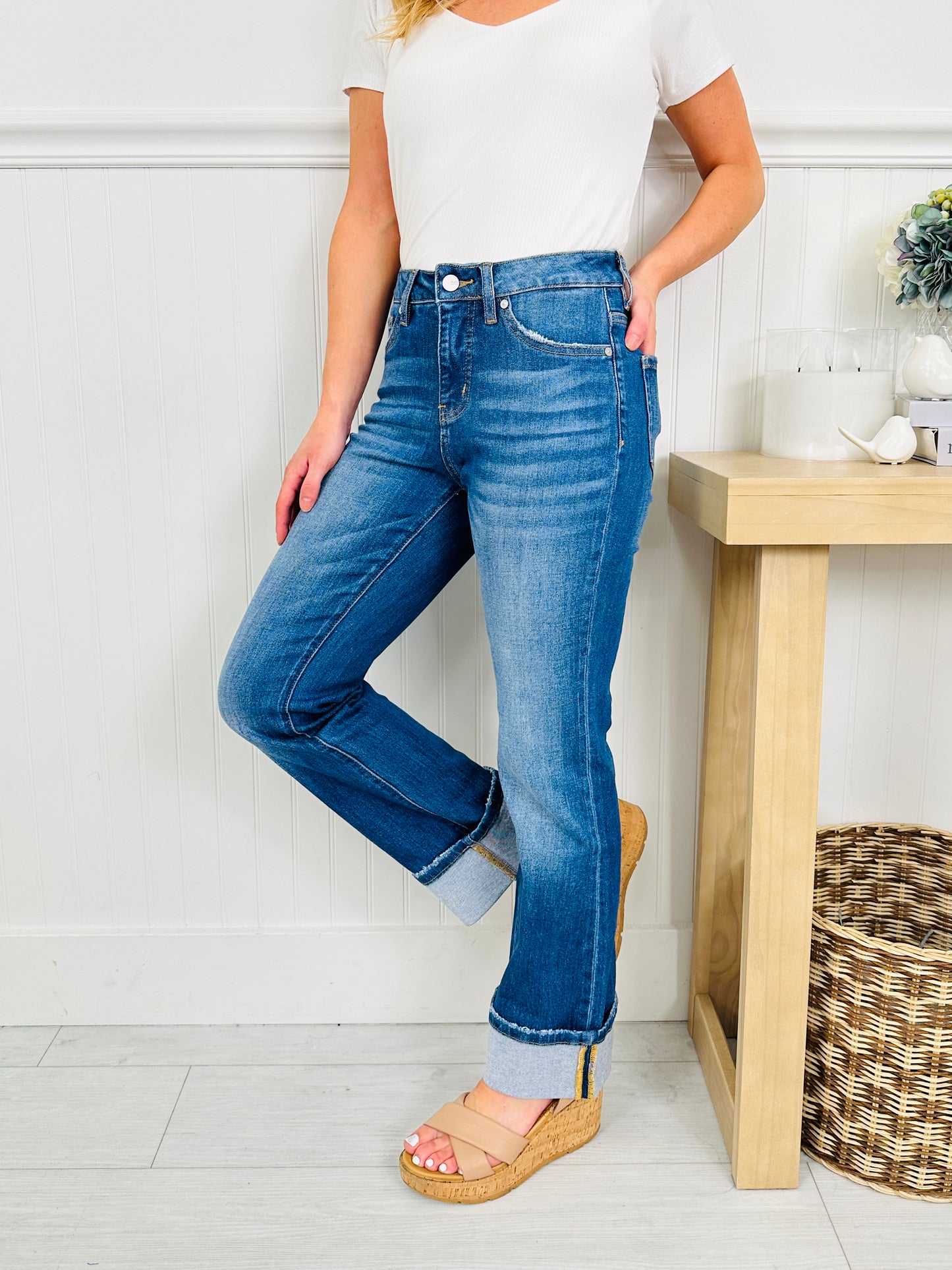 Get It Straight Tummy Control Straight Jeans