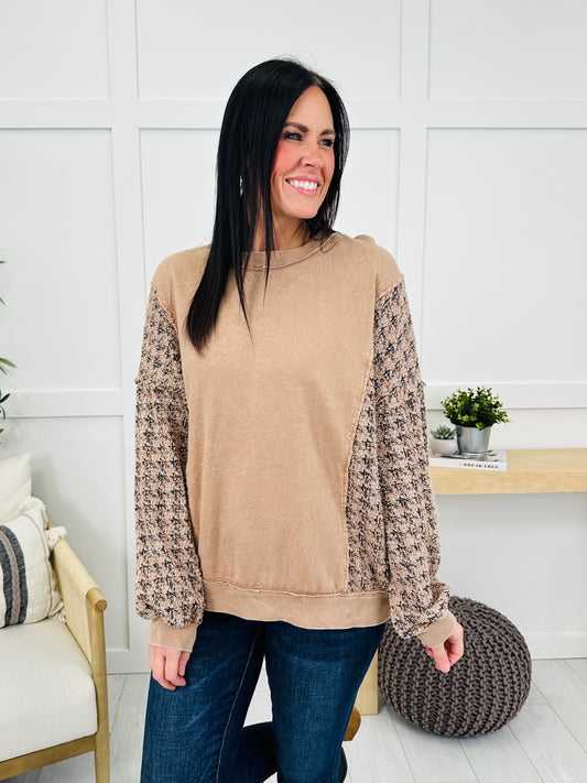 Feels Like Home Top in Latte