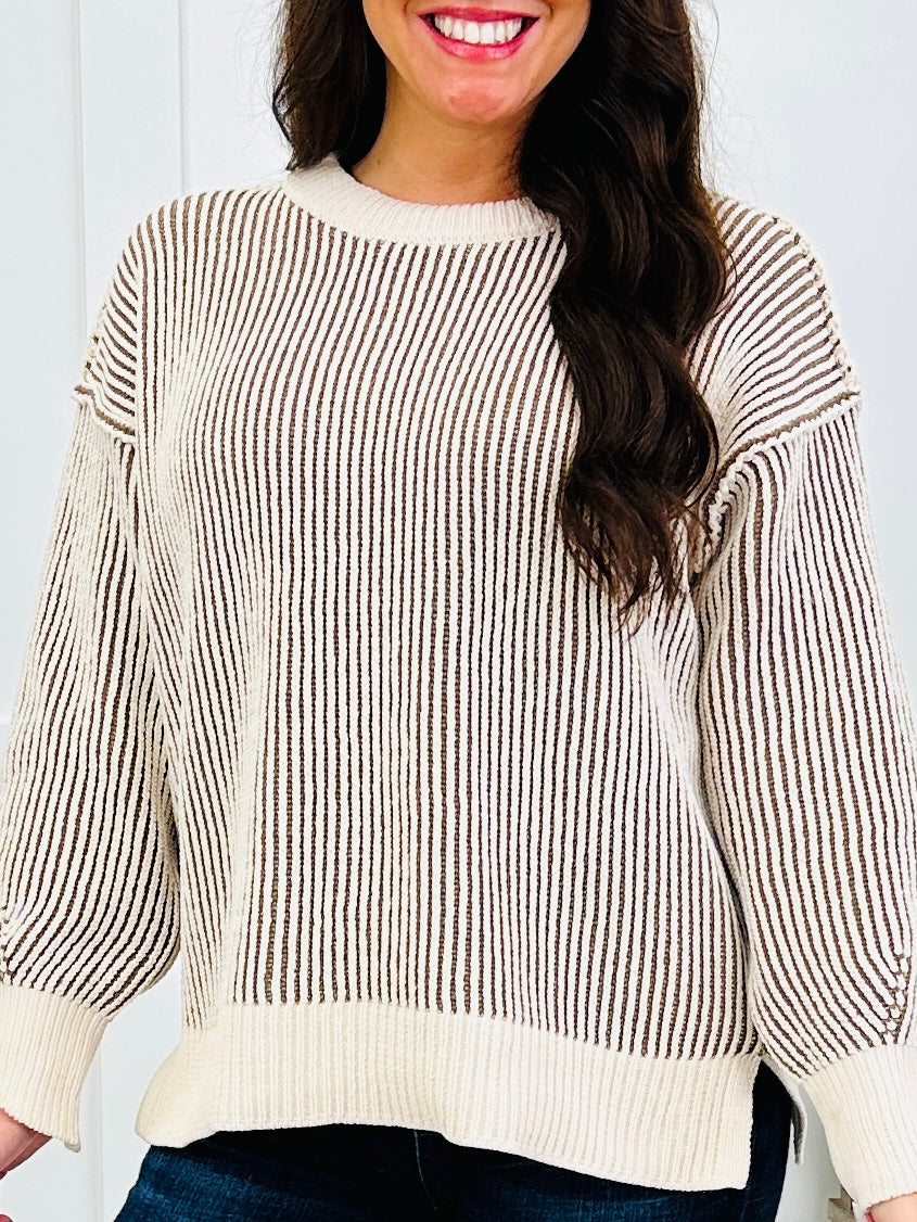 Off The Beaten Path Sweater In Multiple Colors