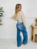 Signature Seam Tummy Control Wide Leg Jeans