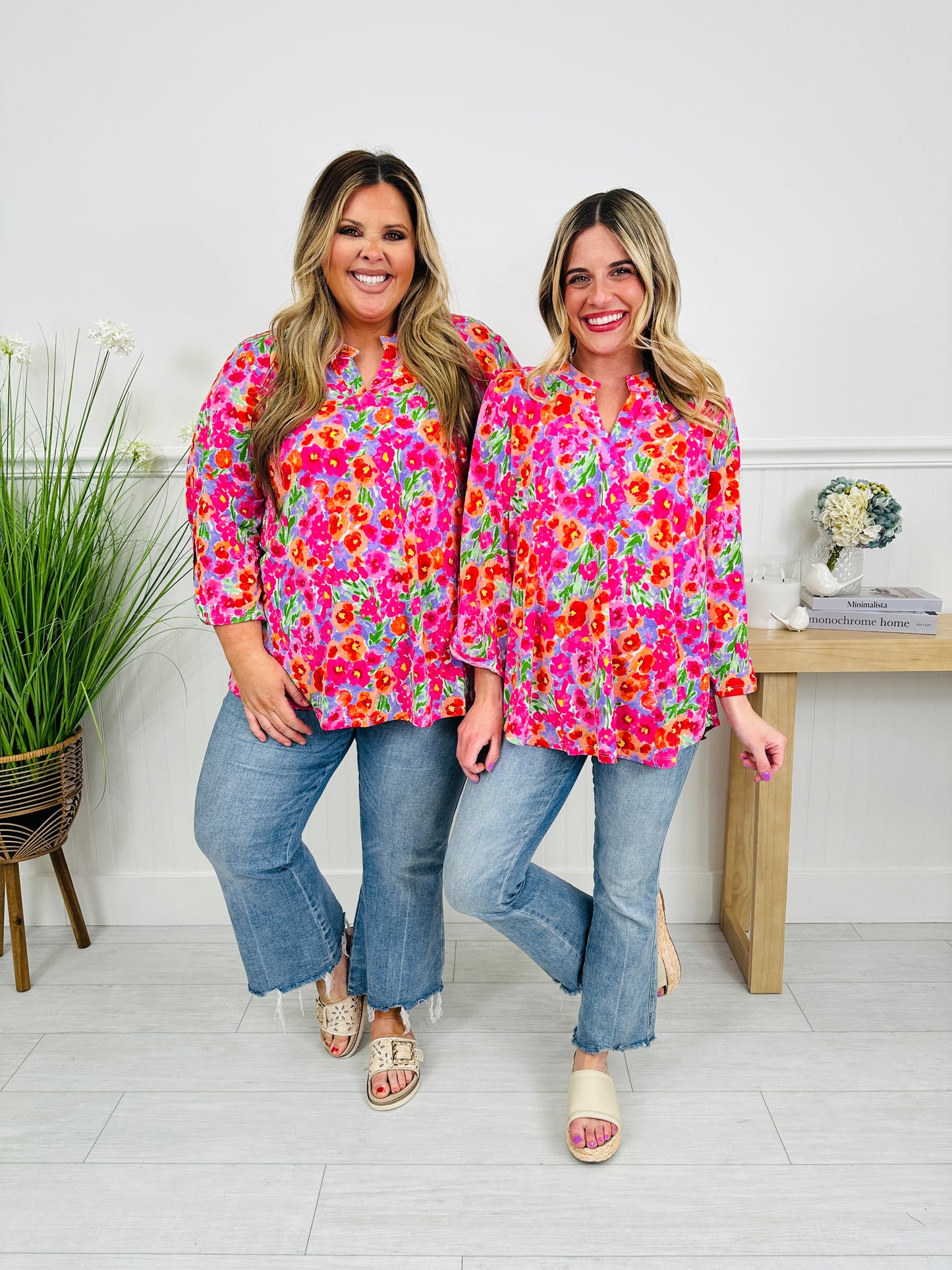Sweet Like Spring Top in Scottsdale Print