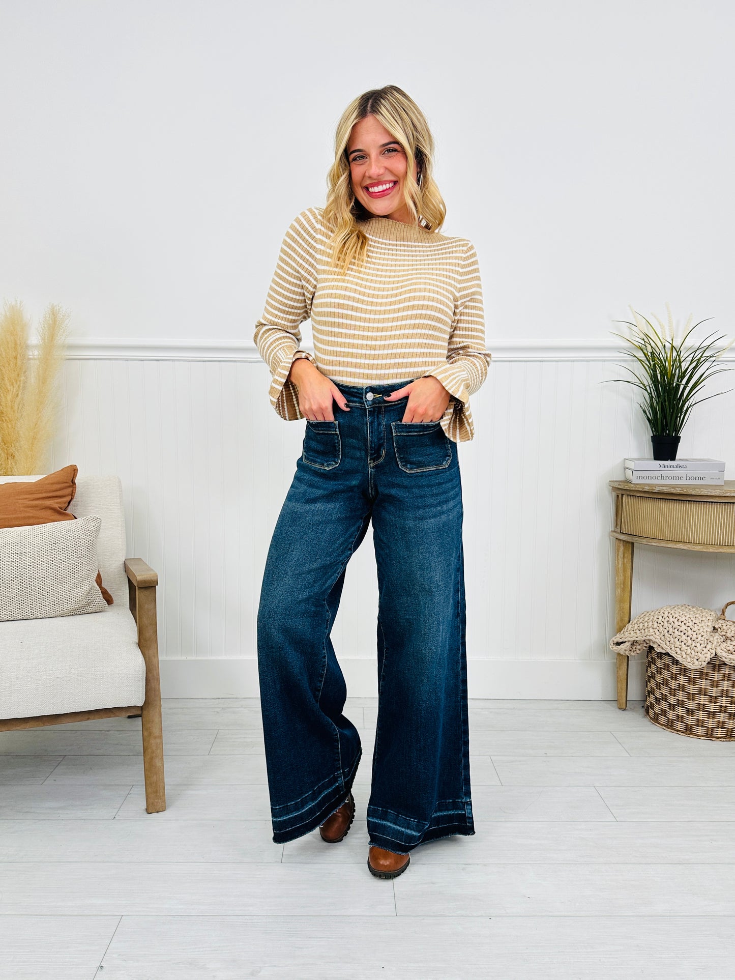 Judy Blue Perfectly Palazzo Wide Leg Jeans