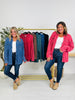 Layering Essential Shacket In Multiple Colors