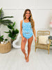 High Rise Reversible Swim Bottoms In Harbor Blue