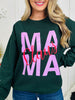 Mama Claus Graphic Crewneck Sweatshirt