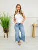 Made To Flatter Tummy Control Wide Leg Cropped Jeans