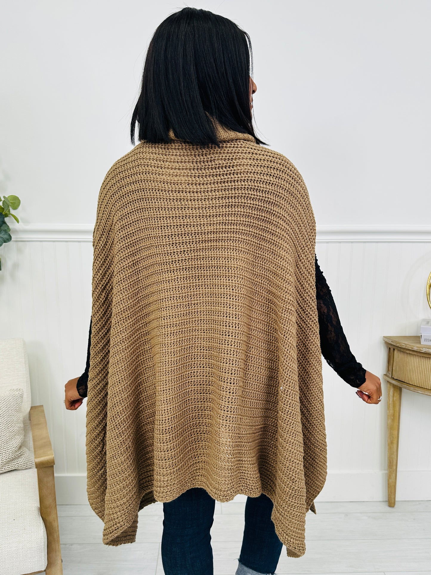 Draped Elegance Sweater In Multiple Colors
