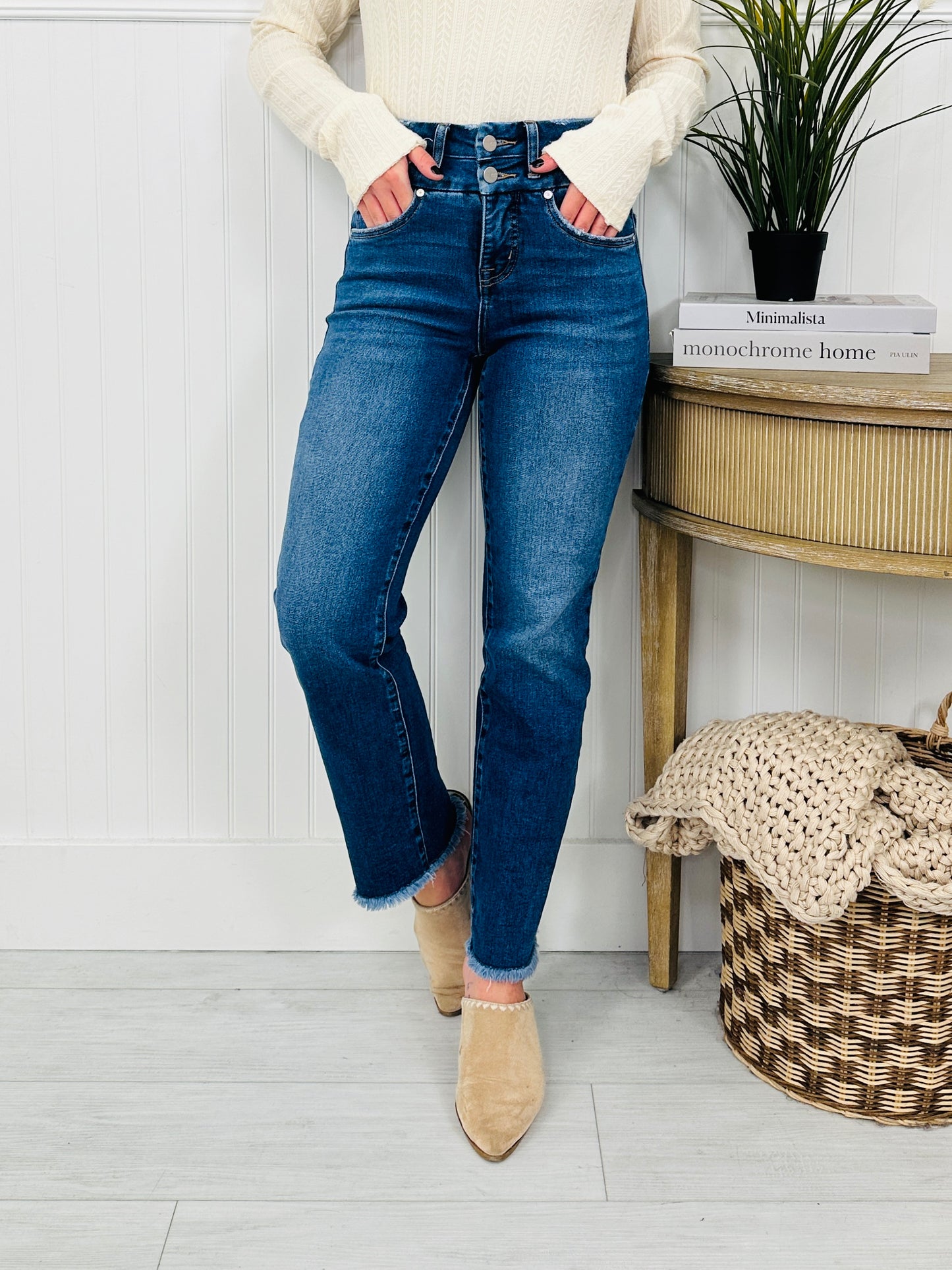 Double Duty Tummy Control Straight Jeans