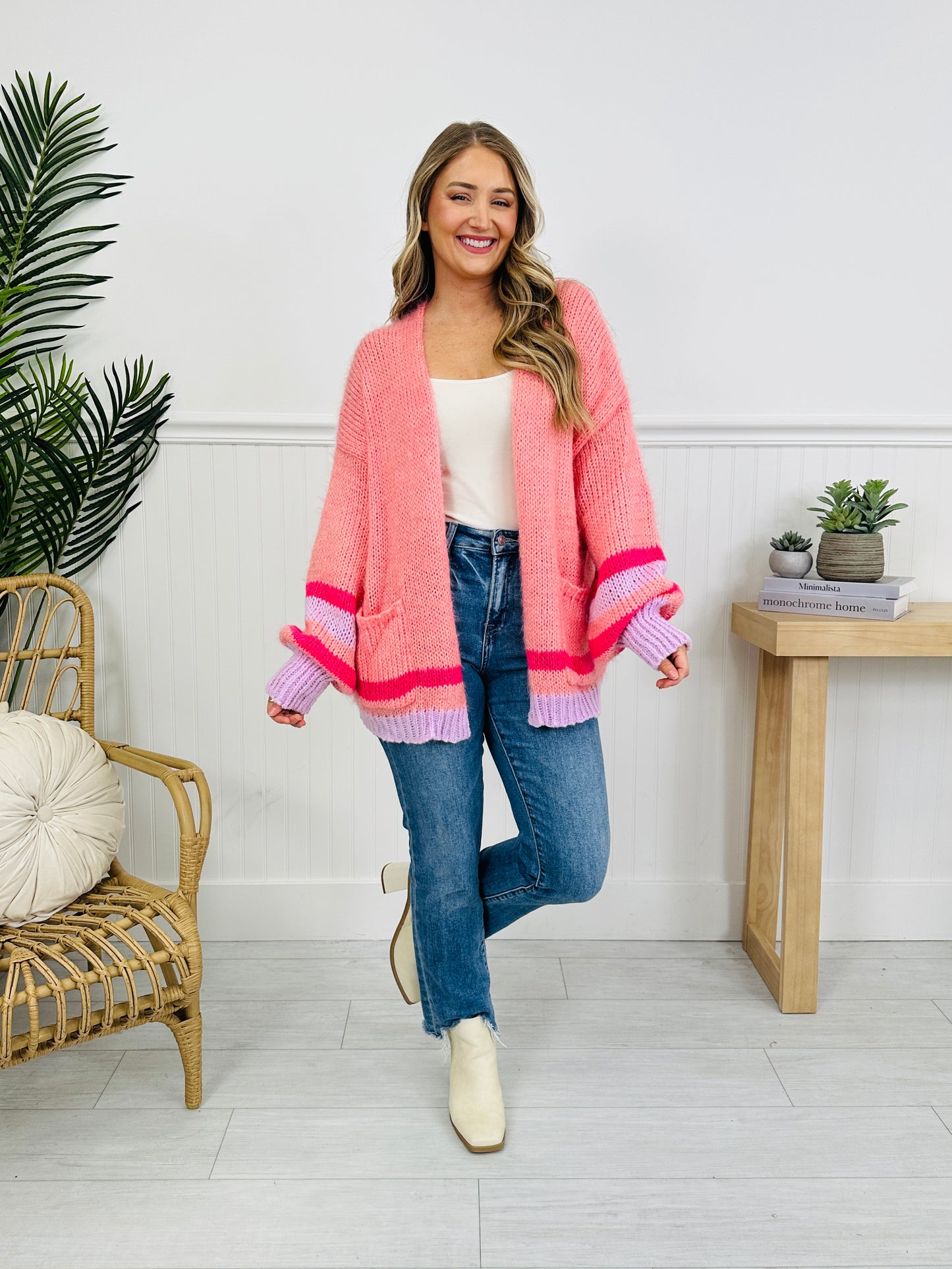Sweetheart Stripes Cardigan