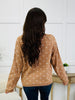 Café Dots Sweater In Camel/Ivory