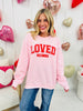 LOVED John 3:16 Graphic Crewneck Sweatshirt in Two Colors
