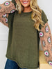 Threaded Secrets Sweater in Olive Mocha Multi