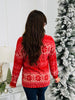 Cozy In Crimson Sweater
