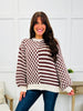 The Beat Goes On Sweater in Caramel/Ivory