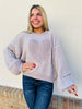 Heart To Heart Sweater In Latte