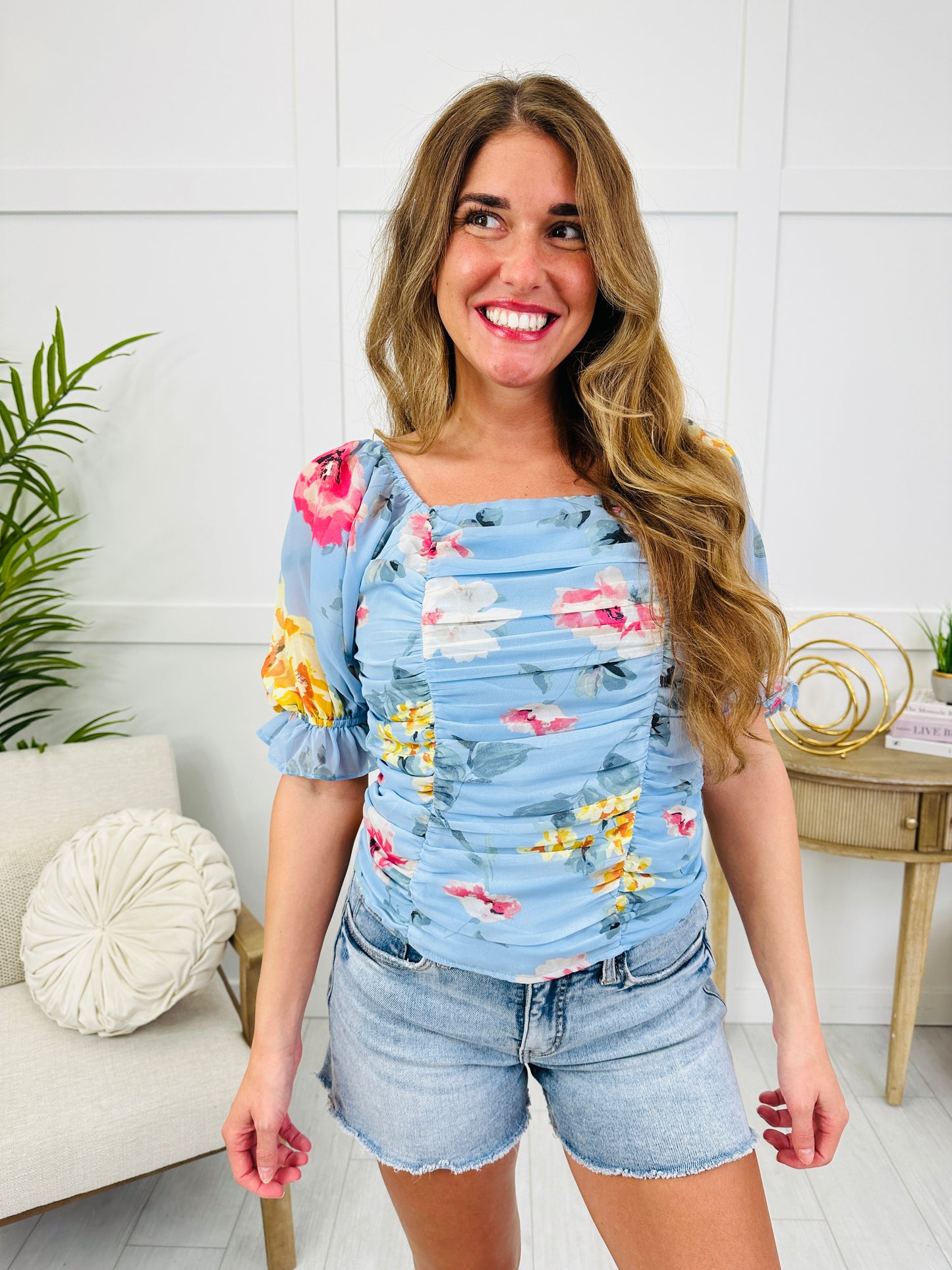 Watercolored Wishes Top