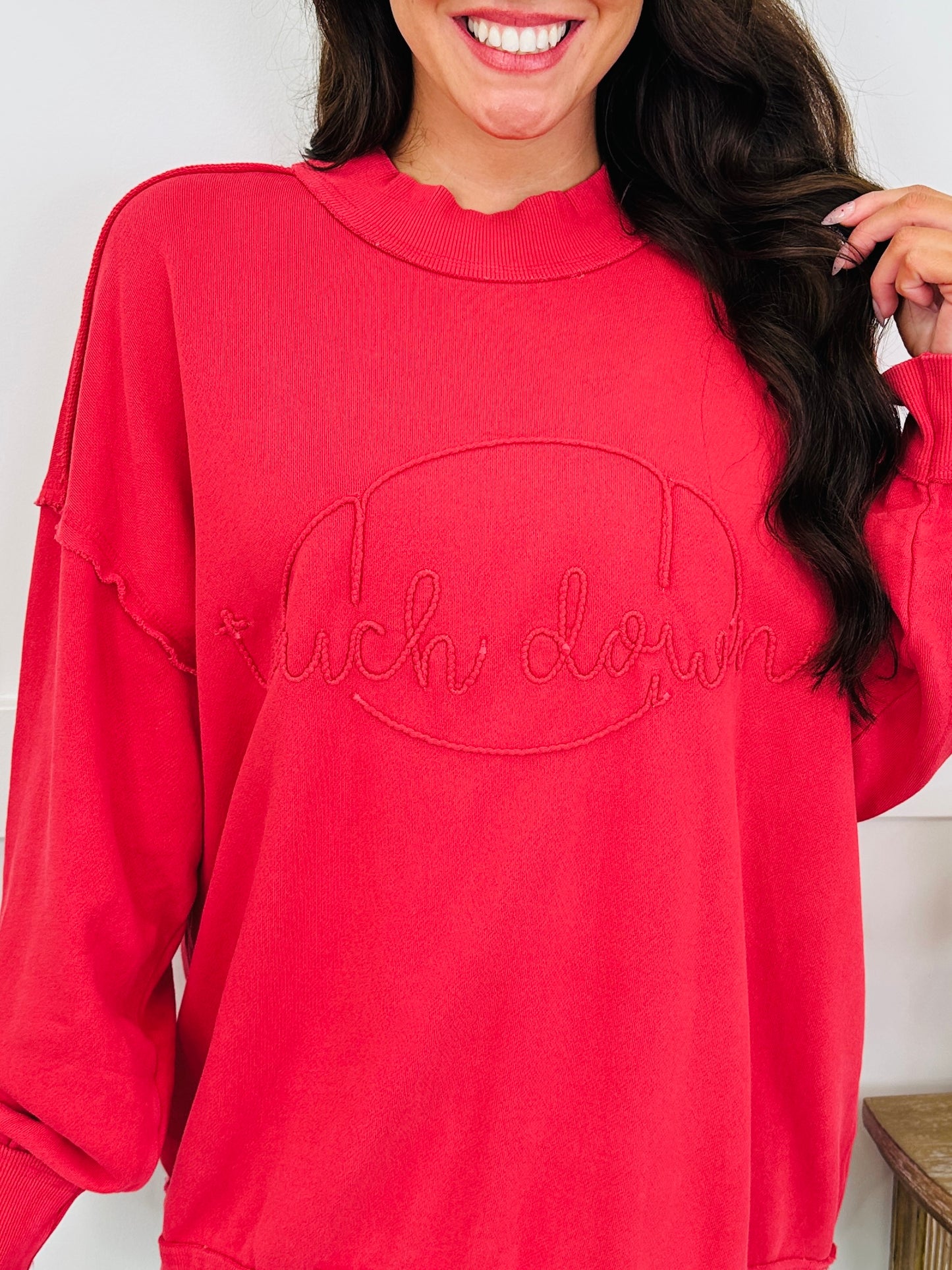 Touchdown Days Sweatshirt In Multiple Colors