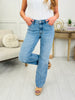 Judy Blue Stay Awhile Rigid Magic Straight Leg Jeans