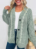 Comfort Calling Cardigan In Olive