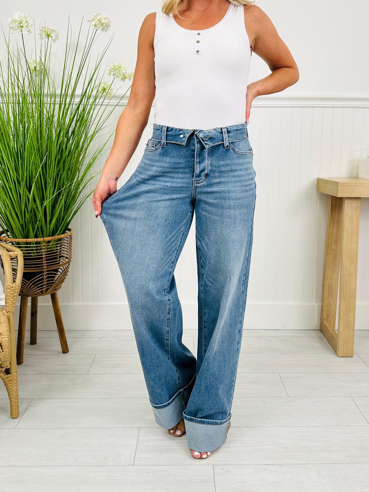 Judy Blue Leading The Trend Straight Jeans