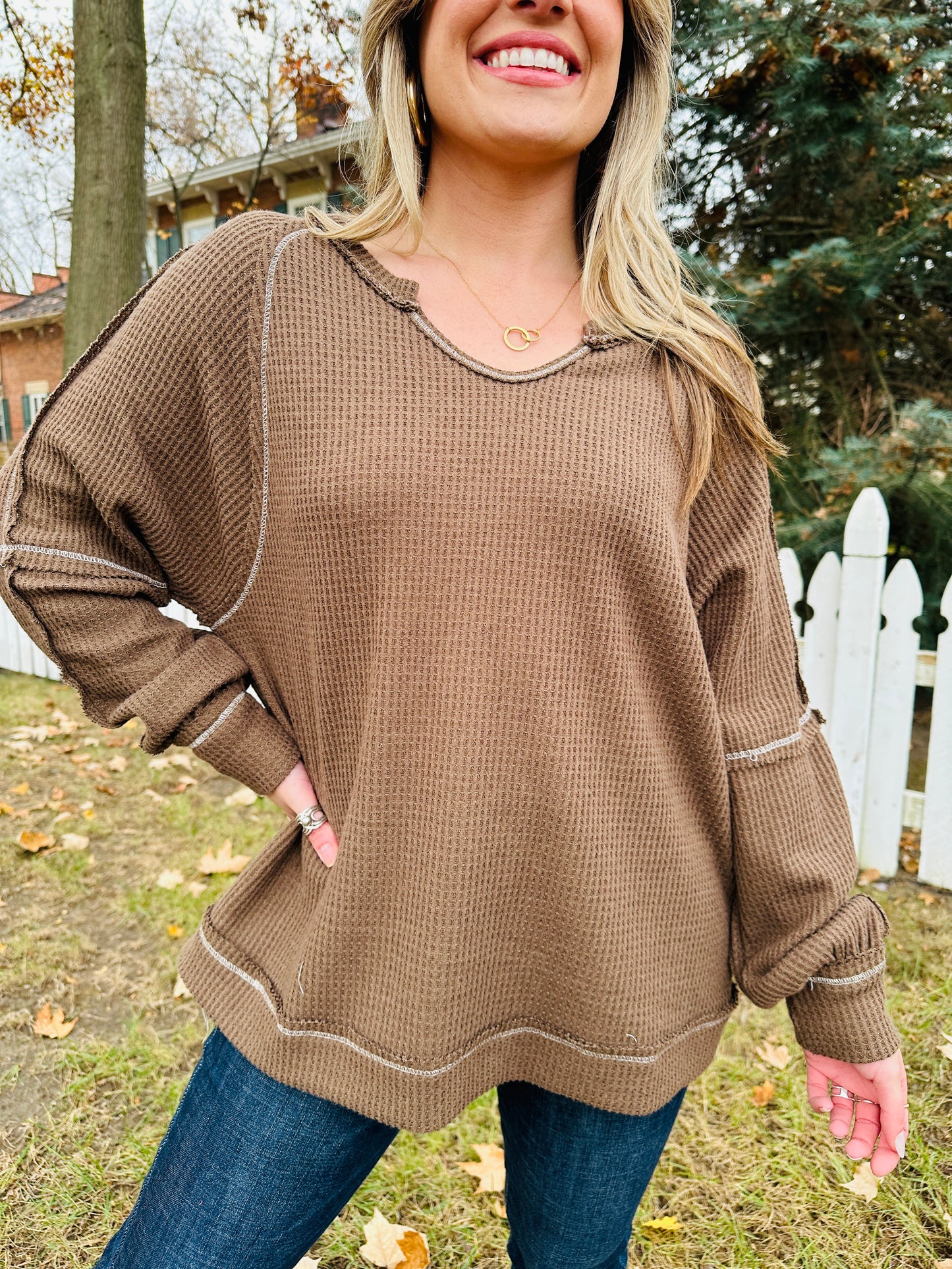 REG/CURVY Falling for Comfort Pullover- Multiple Colors!