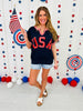 Red, White & Cool Top