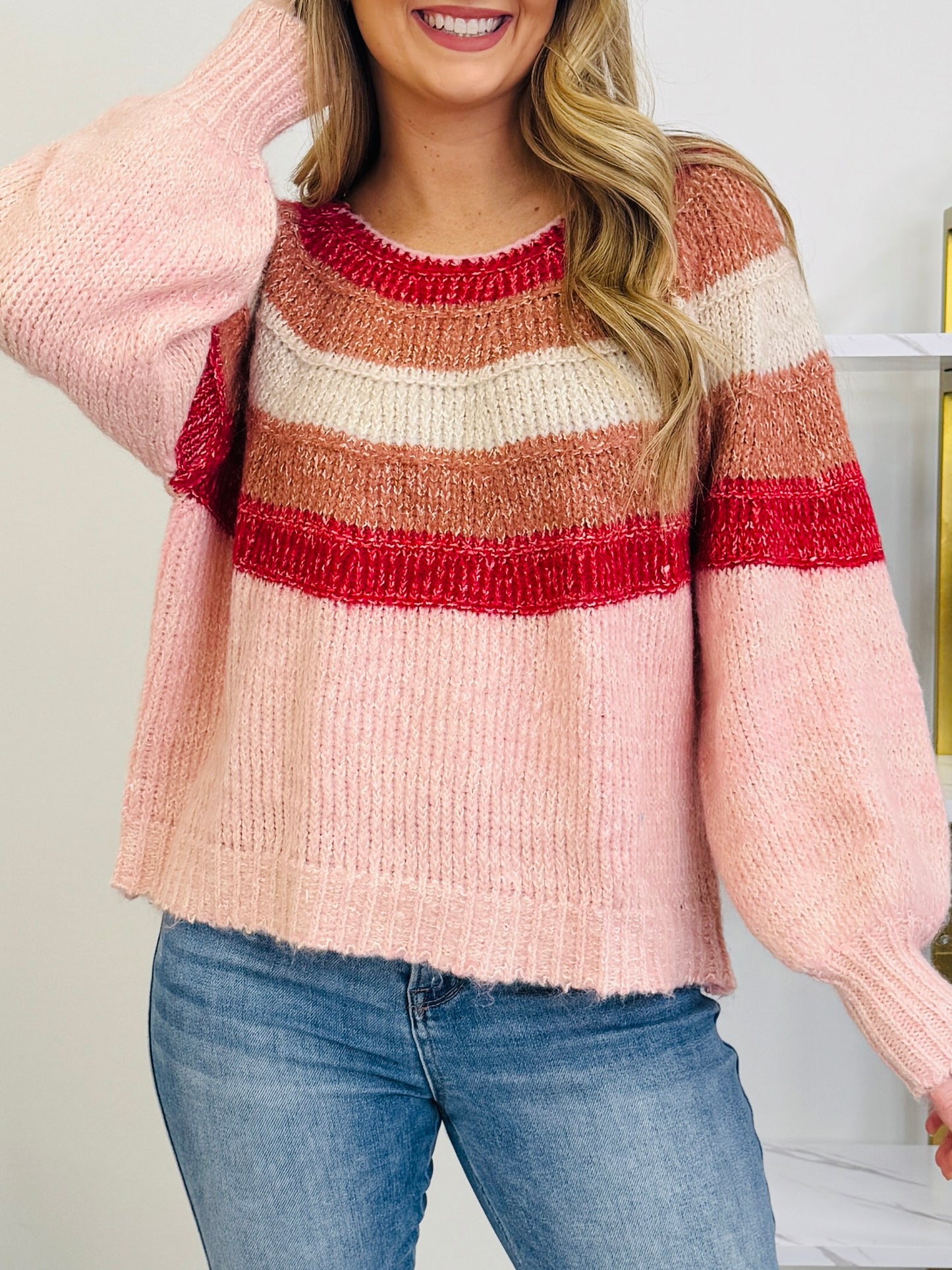 Blush Like This Sweater
