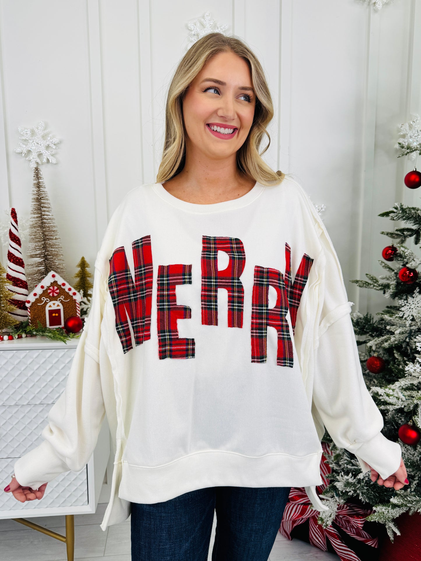 Tidings Of Merry Pullover- Multiple Colors!