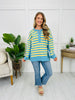Play It Cool Pullover in Yellow/Blue